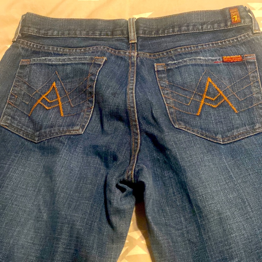 EUC. “A” pocket 7 Seven Jeans.